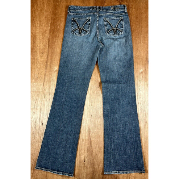 VTG Womens Jeans Sz 10 Kut from the Kloth Boyfriend Straight Leg Y2K Distressed - Picture 3 of 16